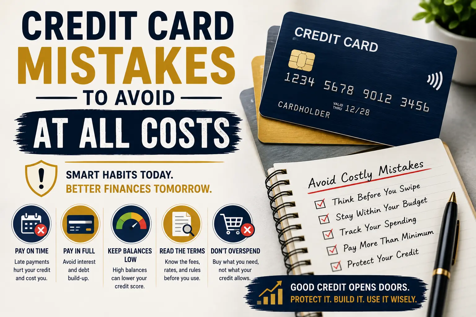 Credit Card Mistakes to Avoid at All Costs