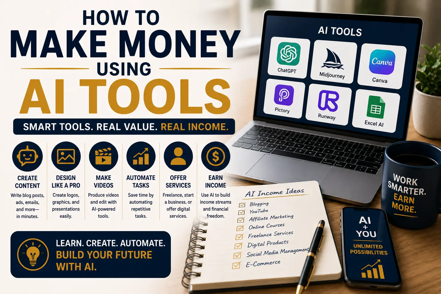 How to Make Money Using AI Tools