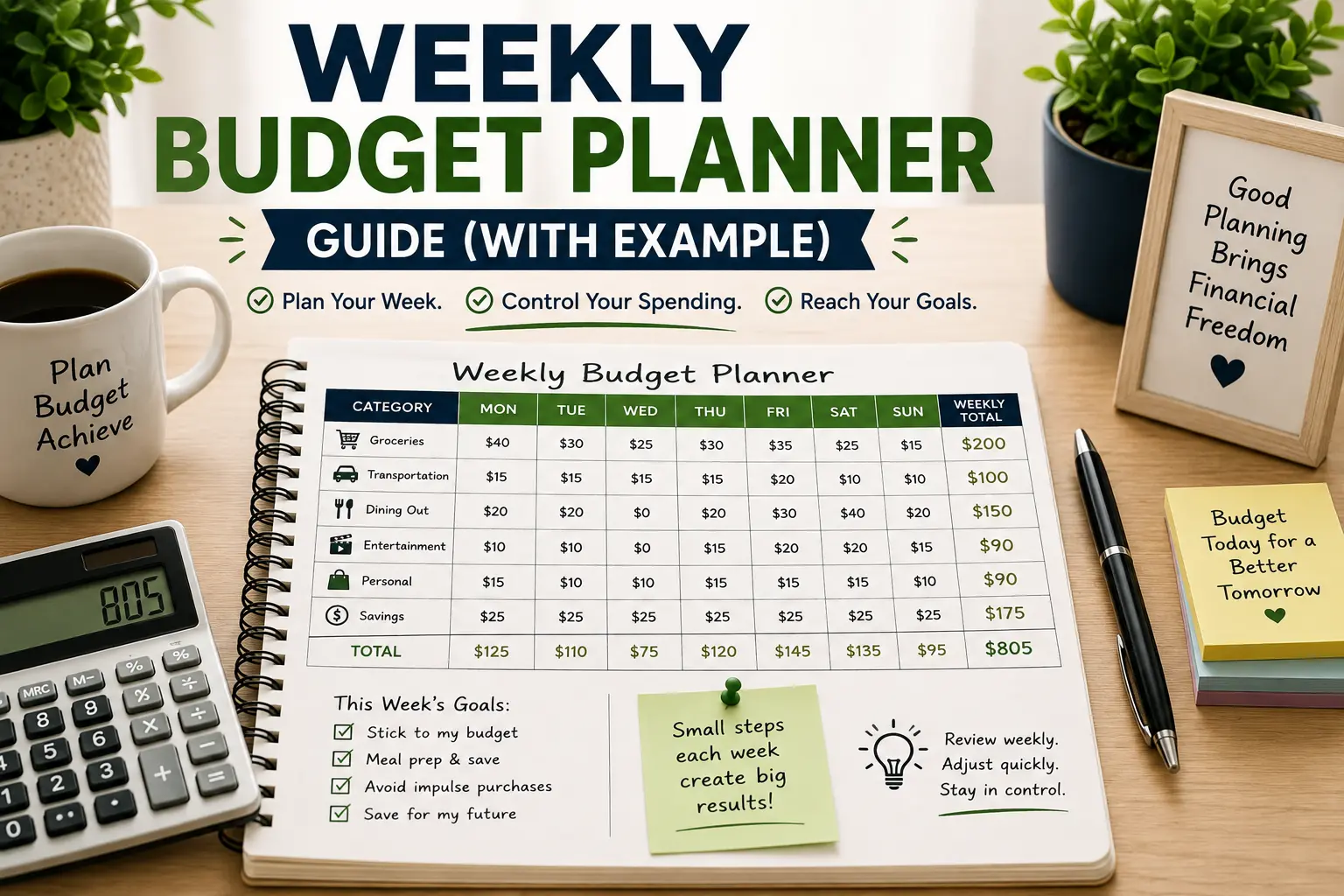 Weekly Budget Planner Guide (With Example)